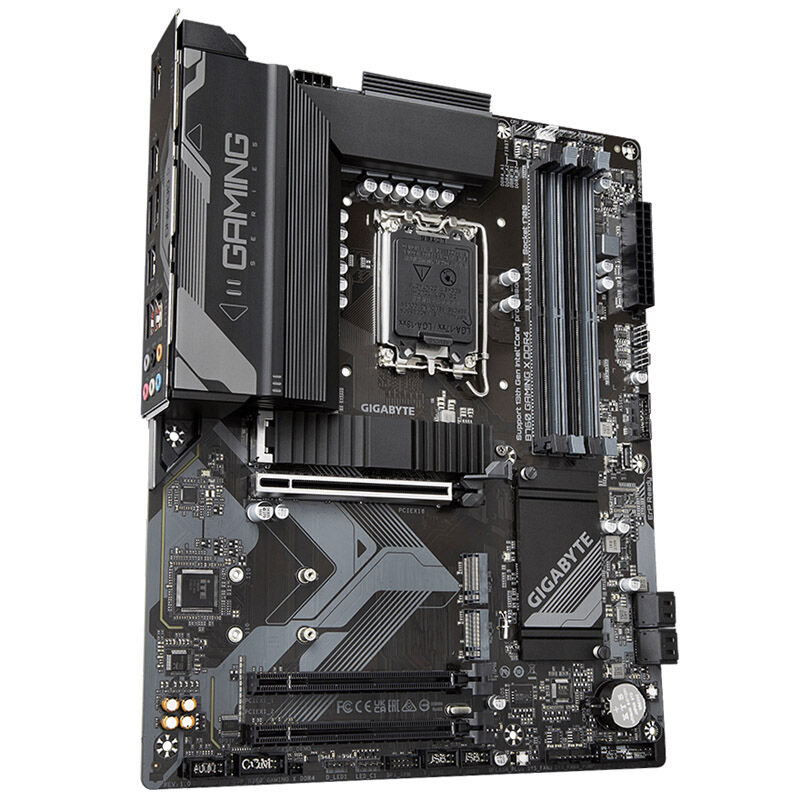 Gigabyte B760 Gaming X DDR4 hovedkort bakside