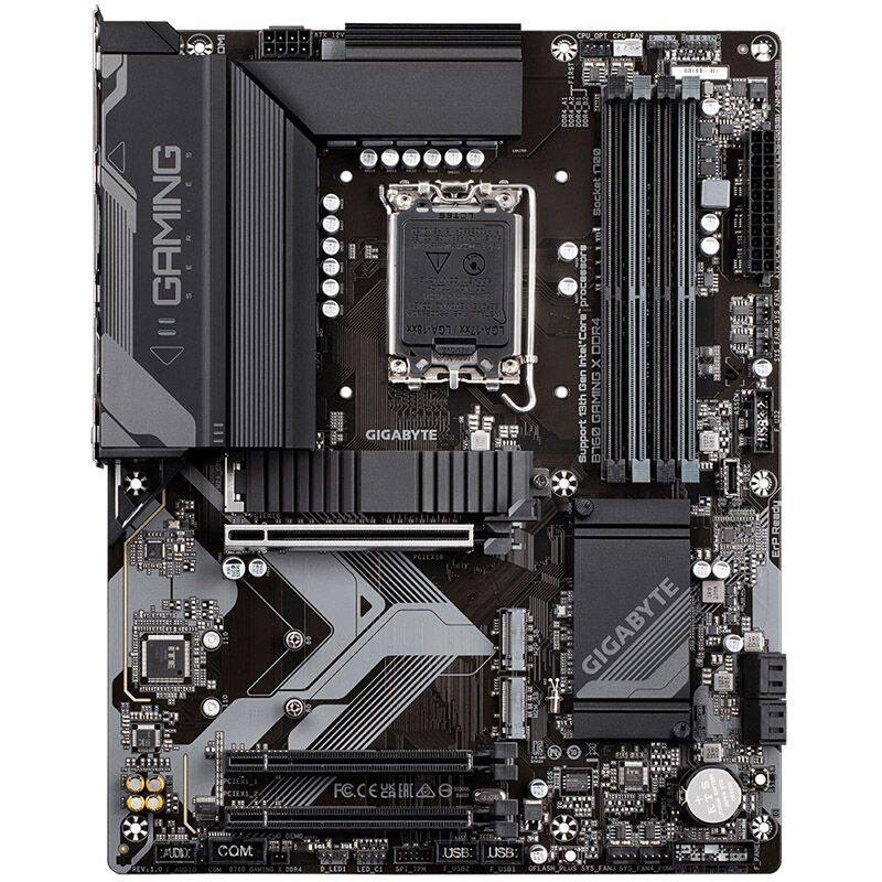 Detaljbilde av Gigabyte B760 Gaming X DDR4 hovedkort