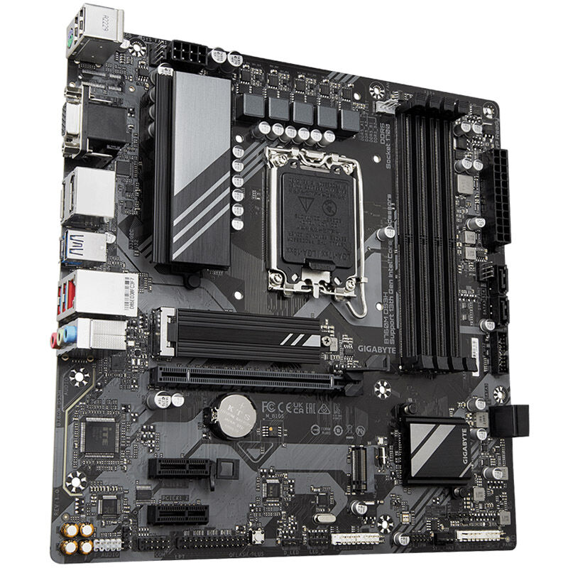 Gigabyte B760M DS3H hovedkort bakside