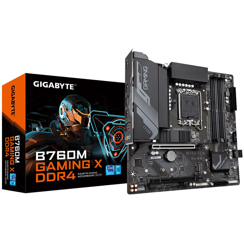 Gigabyte B760M Gaming X hovedkort forfra