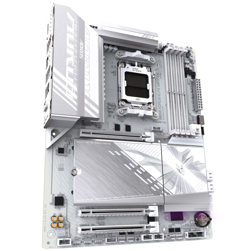 Gigabyte B850 Aorus Elite WiFi 7 ICE hovedkort bakside