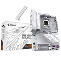 Gigabyte B850 Aorus Elite WiFi 7 ICE hovedkort forfra