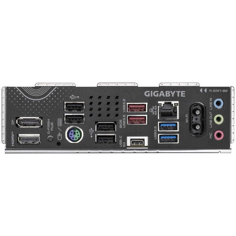Gigabyte B850 Eagle WiFi 6E hovedkort montert i PC