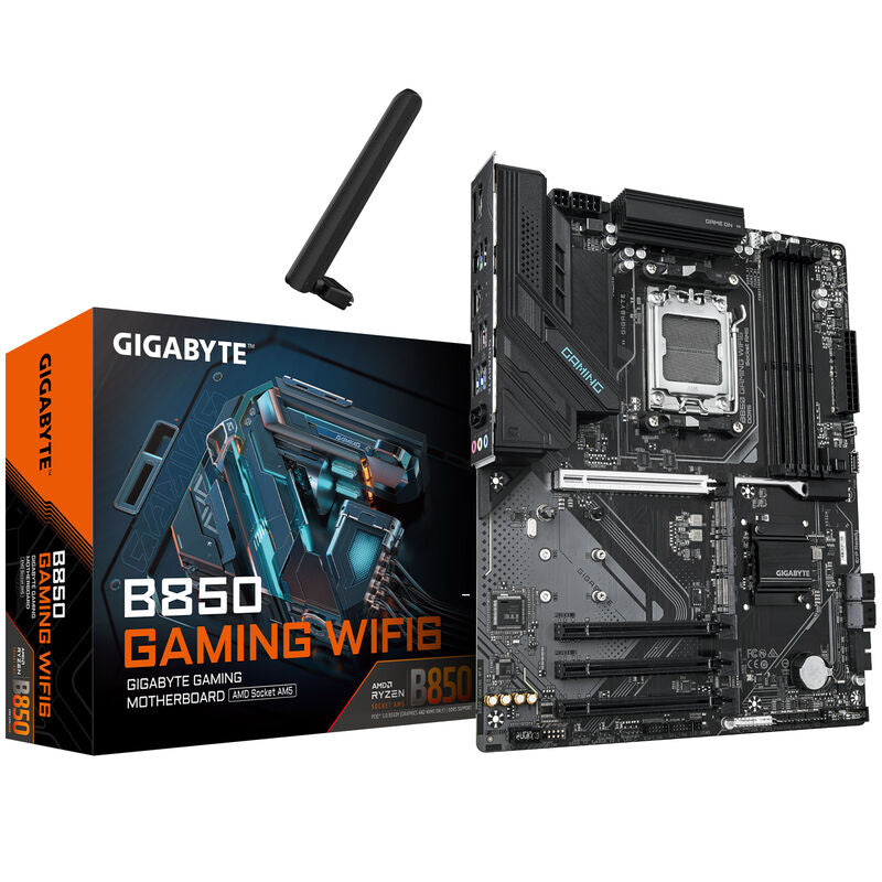 Gigabyte B850 Gaming WiFi6 hovedkort AM5 forfra