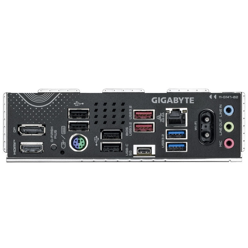 Gigabyte B850 Gaming WiFi6 hovedkort montert i PC-kabinett