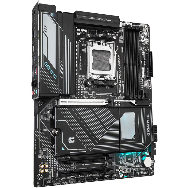 Gigabyte B850 Gaming X WiFi 6E hovedkort bakside