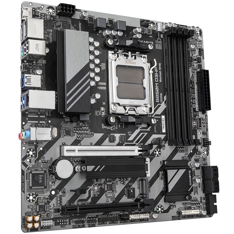 Gigabyte B850M D3HP hovedkort bakside
