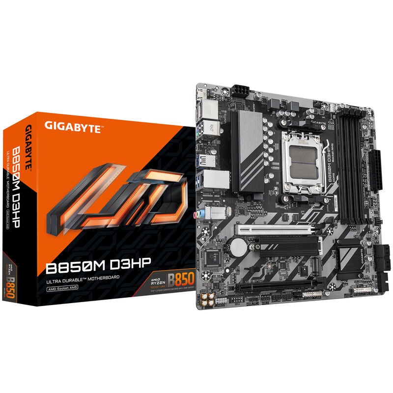Gigabyte B850M D3HP hovedkort forfra