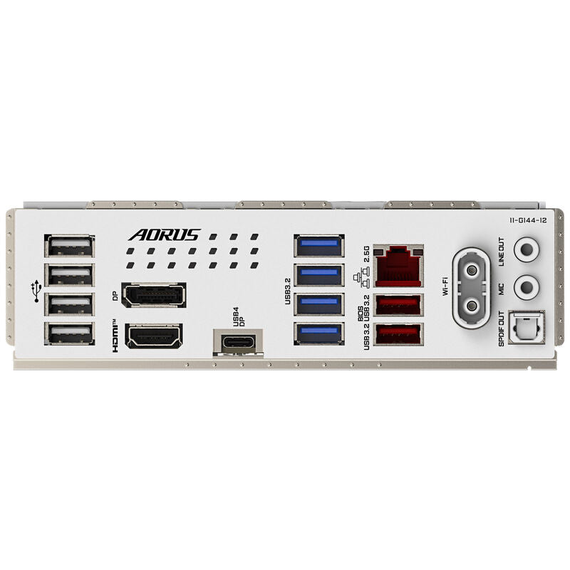 Montert Gigabyte B860 Aorus Elite WiFi7 ICE hovedkort i PC