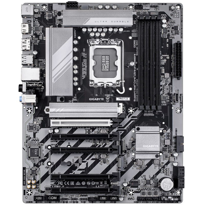 Detalj av Gigabyte B860 DS3H WiFi6E hovedkort