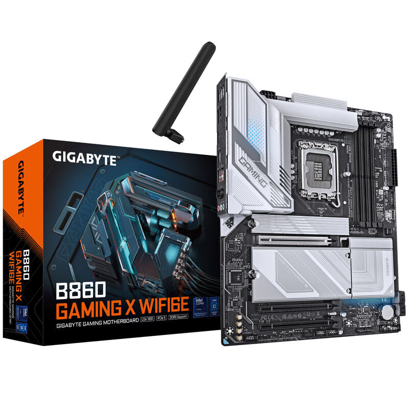 Gigabyte B860 Gaming X WiFi6E hovedkort forfra
