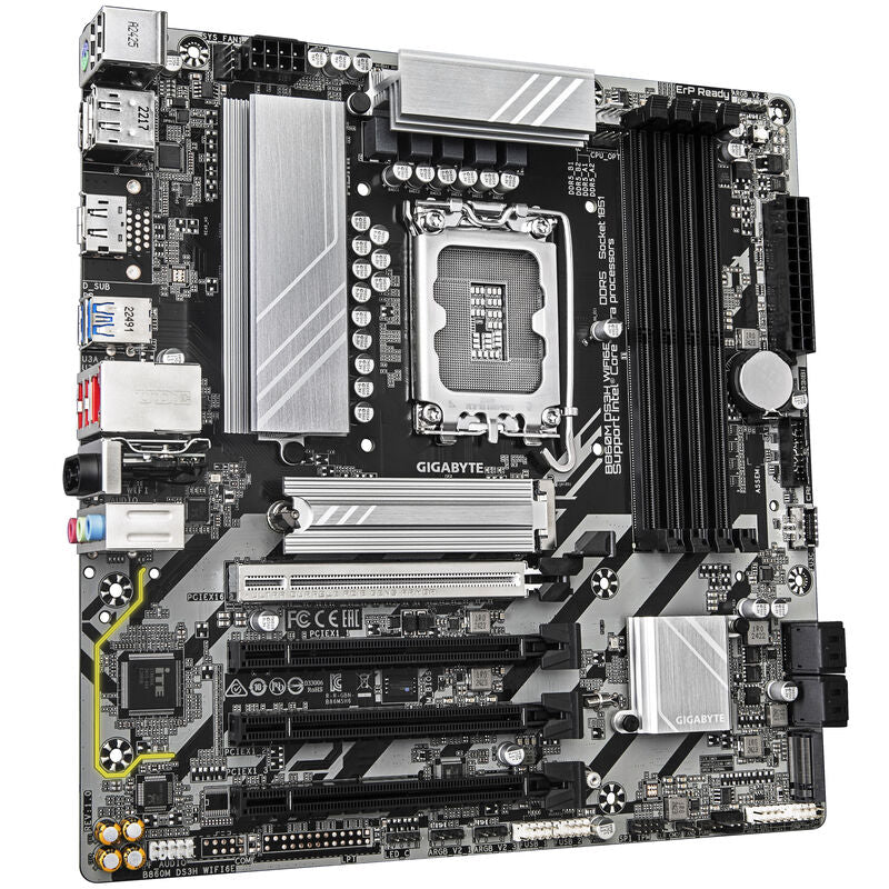 Gigabyte B860M DS3H WIFI6E hovedkort bakside