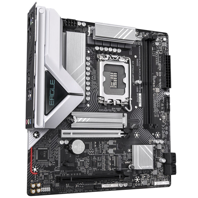 Gigabyte B860M Eagle V2 hovedkort bakside