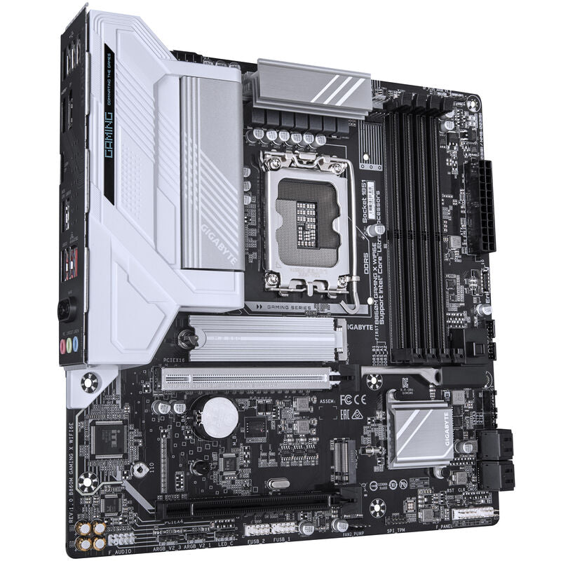 Gigabyte B860M Gaming X WiFi6E hovedkort bakside