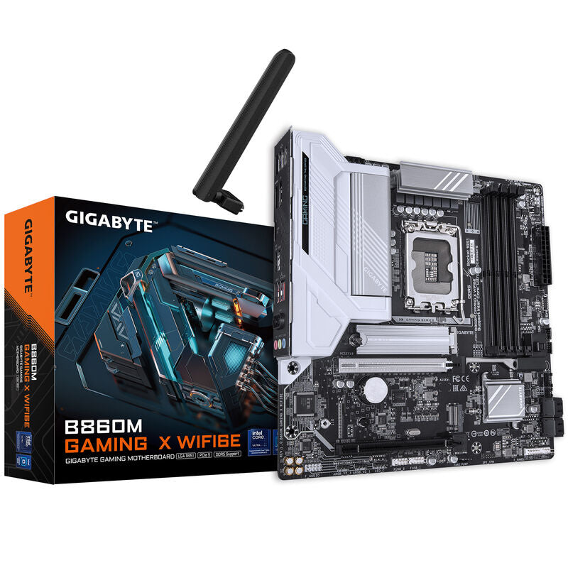 Gigabyte B860M Gaming X WiFi6E hovedkort forfra