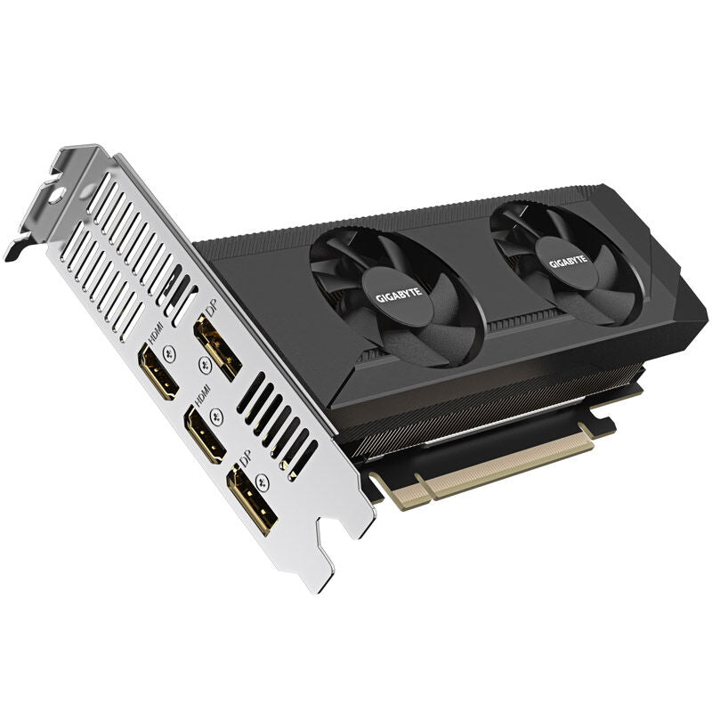 Gigabyte GeForce RTX 3050 OC Low Profile grafikkort bakside
