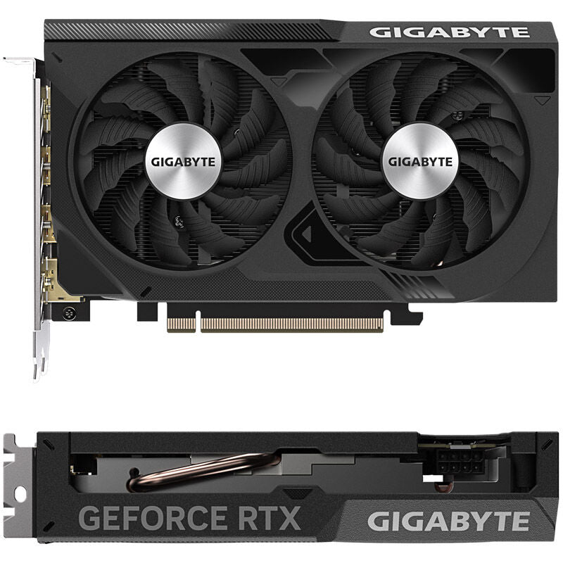 Gigabyte GeForce RTX 4060 Windforce OC 8G detalj av vifte