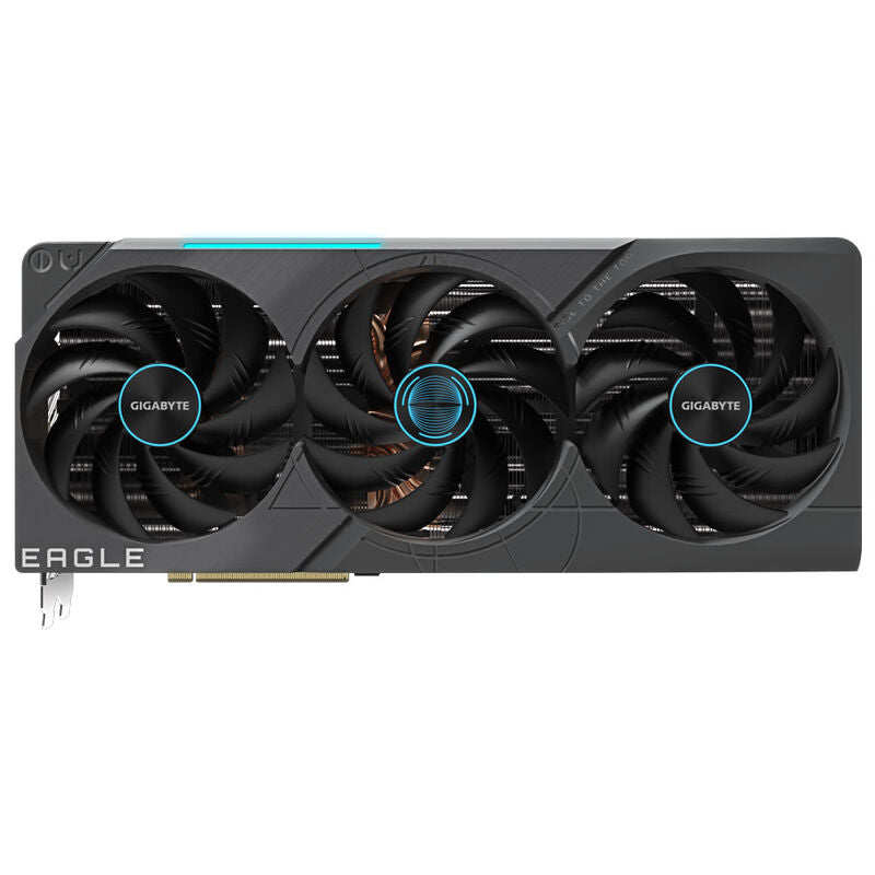 Detalj av Gigabyte GeForce RTX 4080 Eagle 16G kjølesystem