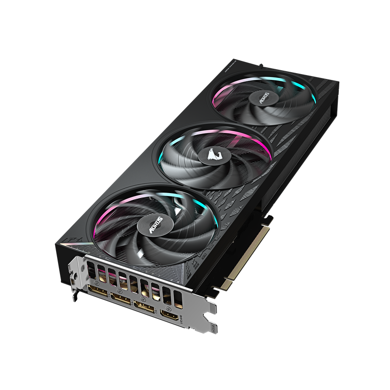 Montert Gigabyte GeForce RTX 5060 Elite grafikkort i PC