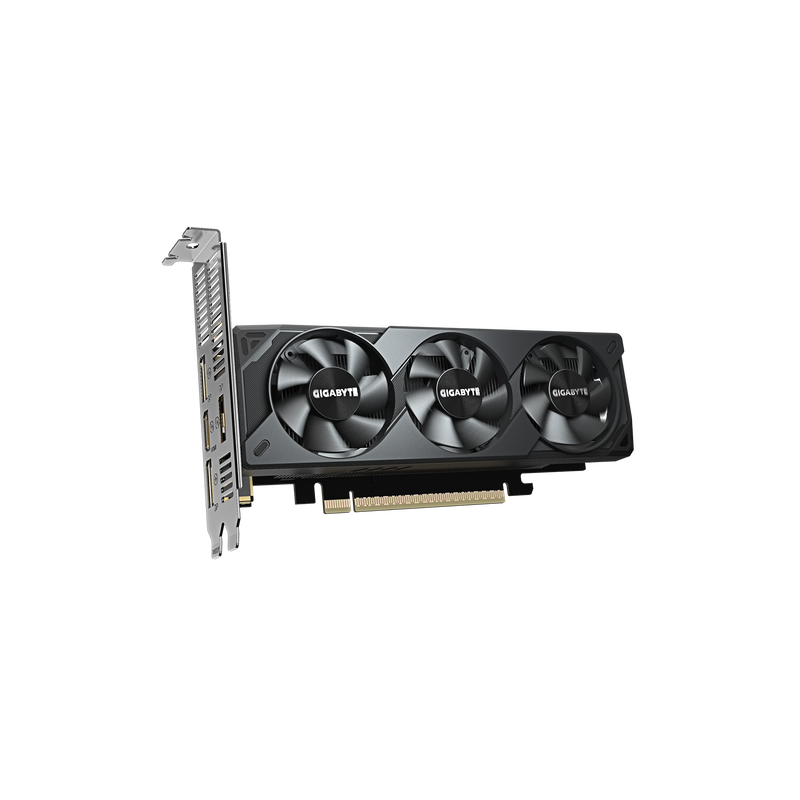 Gigabyte GeForce RTX 5060 OC grafikkort montert i PC