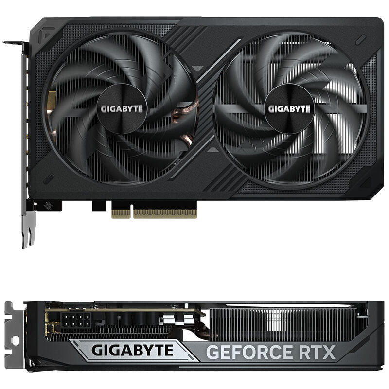 Detaljbilde av Gigabyte GeForce RTX 5060 Ti Windforce grafikkort