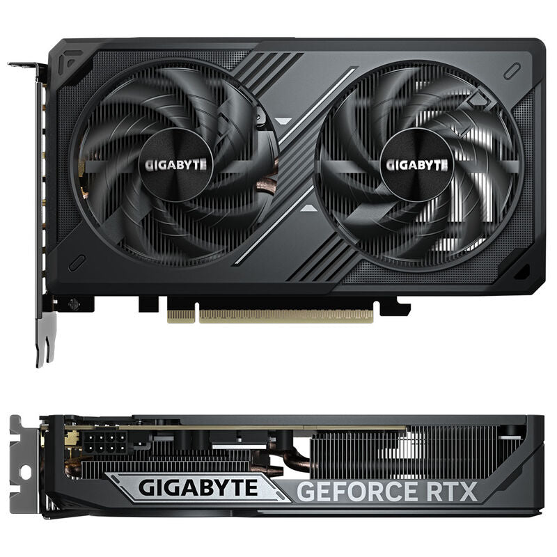 Gigabyte GeForce RTX 5060 Windforce MAX OC detalj av kjølevifter