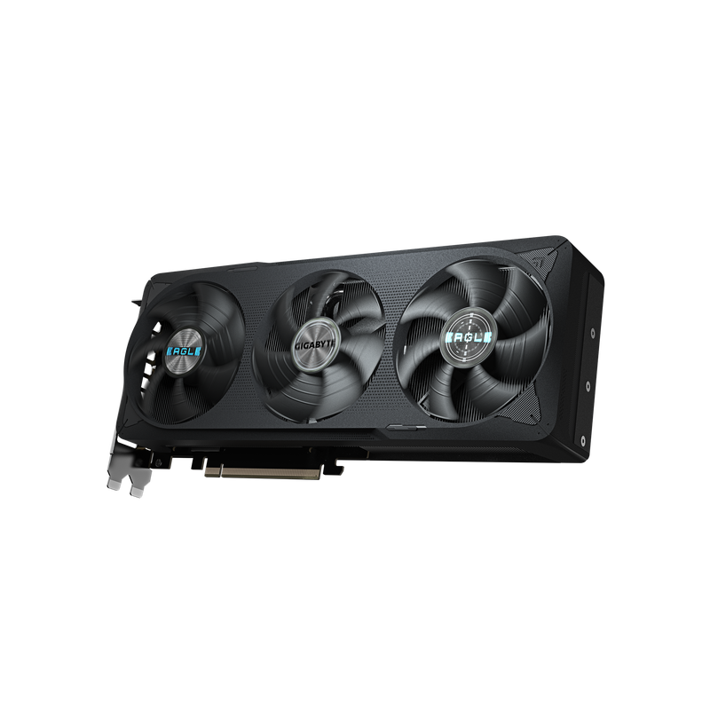 Gigabyte GeForce RTX 5070 Eagle OC SFF grafikkort montert i PC