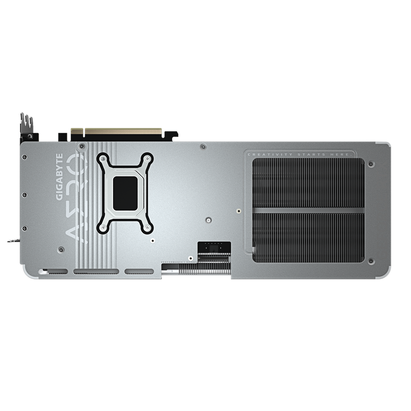 Oversikt over vifteoppsett på Gigabyte GeForce RTX 5070 Ti Aero OC