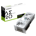 Gigabyte GeForce RTX 5070 Ti Aero OC grafikkort forfra hvit