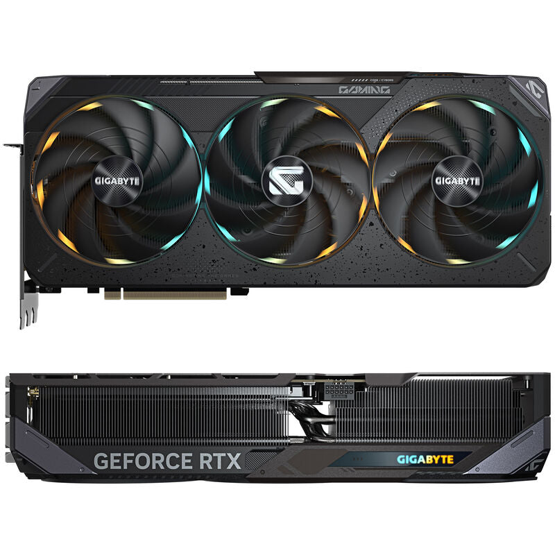 Detalj av kjøleventilator på Gigabyte GeForce RTX 5090 Gaming OC