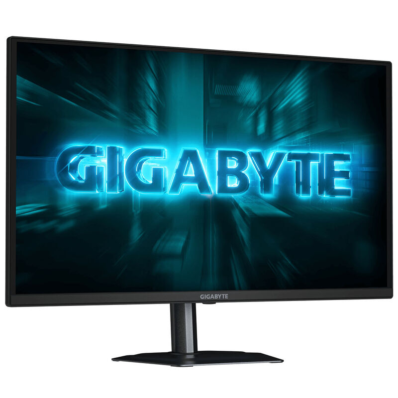Gigabyte GO27Q24 gamingskjerm bakside med tilkoblinger