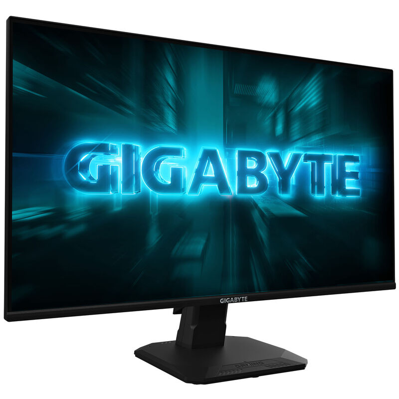 Gigabyte GS25F2A gamingskjerm bakside med tilkoblinger
