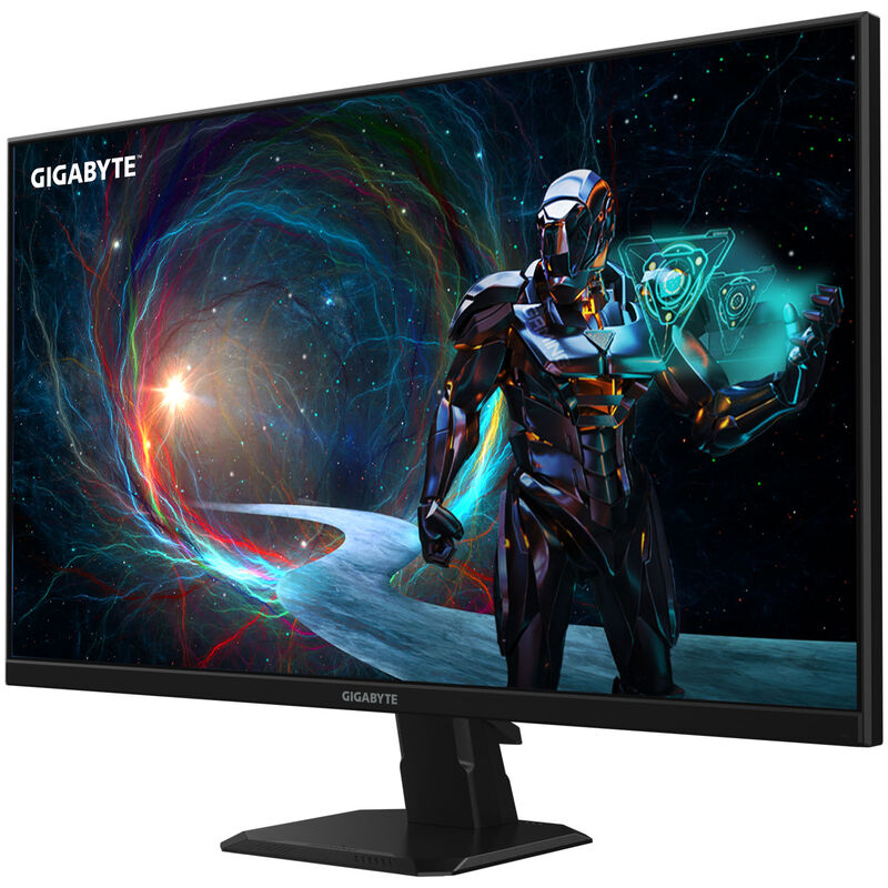 Nærbilde av Gigabyte GS27FA gamingskjerm skjermflate