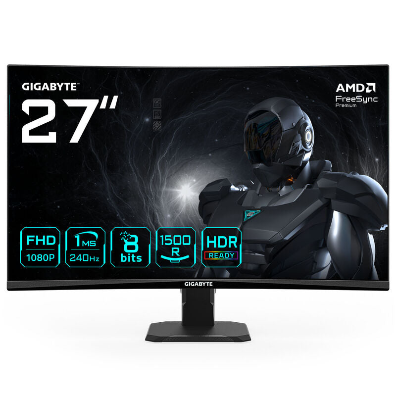Gigabyte GS27FC2 27" gamingskjerm forfra