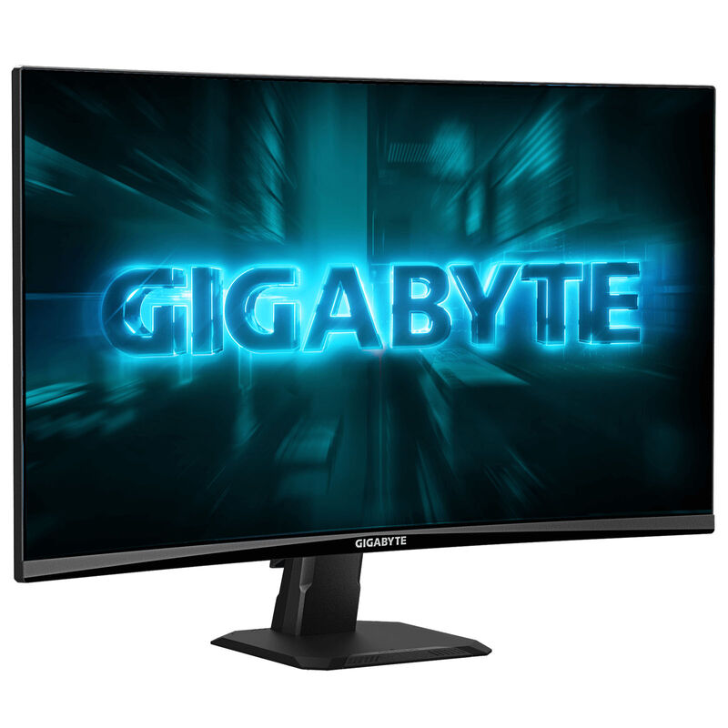 Gigabyte GS27FCA baksiden med tilkoblingsporter