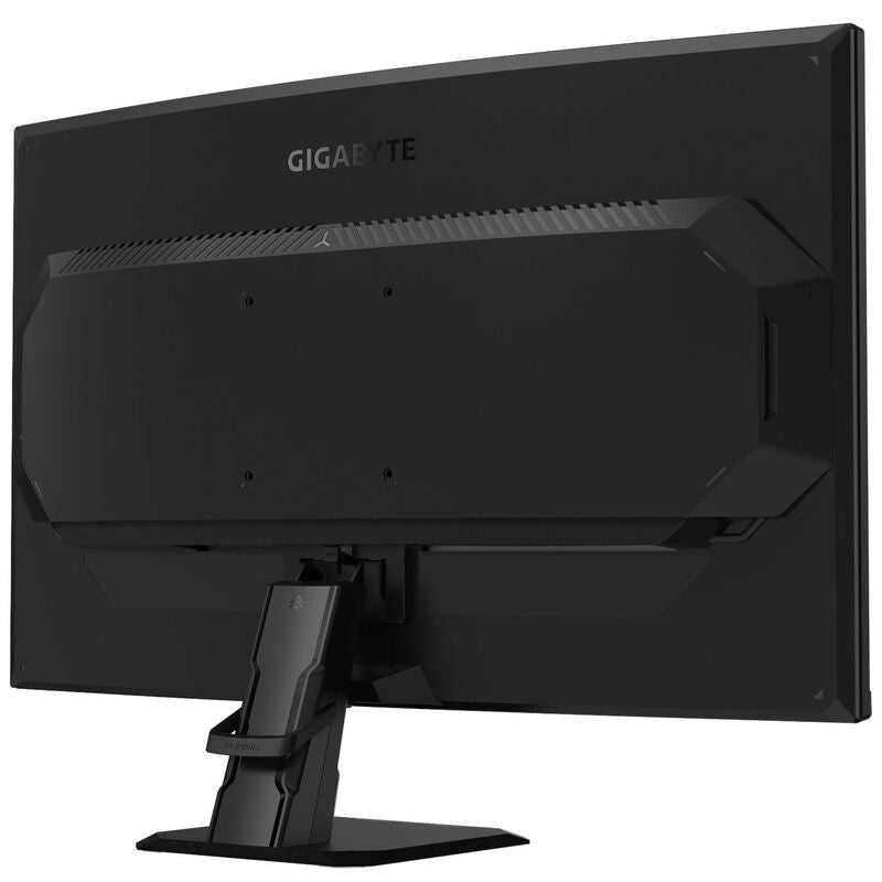 Nærbilde av kontrollknapper på Gigabyte GS27FCA