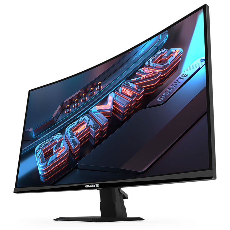Nærbilde av Gigabyte GS27QCA skjermpanel