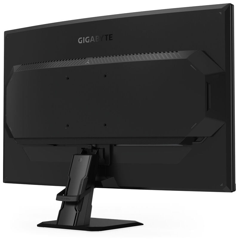 Detalj av Gigabyte GS27QCA buet skjerm