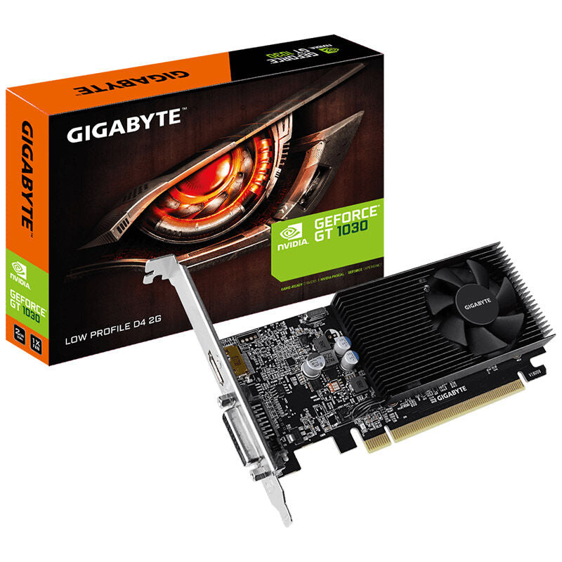 Gigabyte GT 1030 Low Profile D4 2G forfra