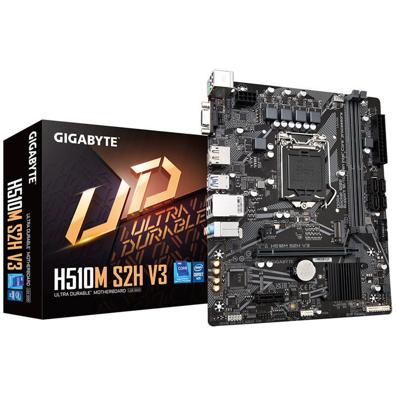 Gigabyte H510M S2H V3 hovedkort forfra