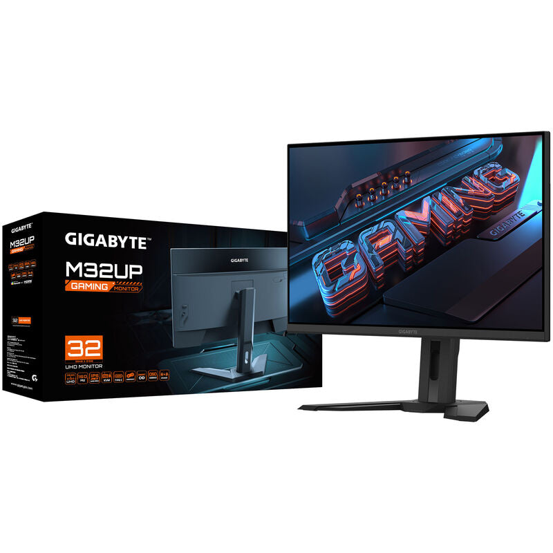 Gigabyte M32UP gamingskjerm med ergonomisk justering