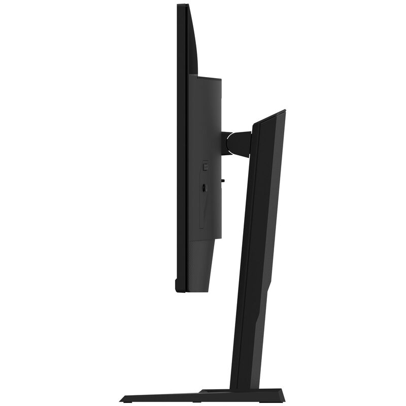 Gigabyte M32UP gamingskjerm montert på skrivebord