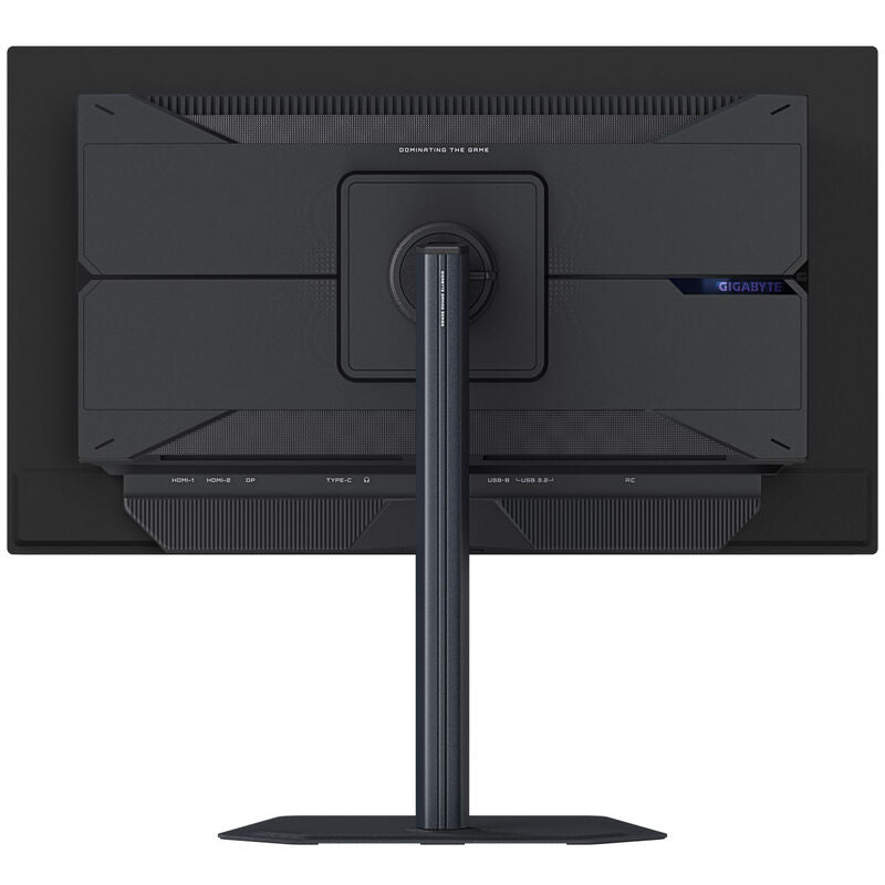 Nærbilde av tilkoblinger på Gigabyte MO27Q2 27" gamingskjerm