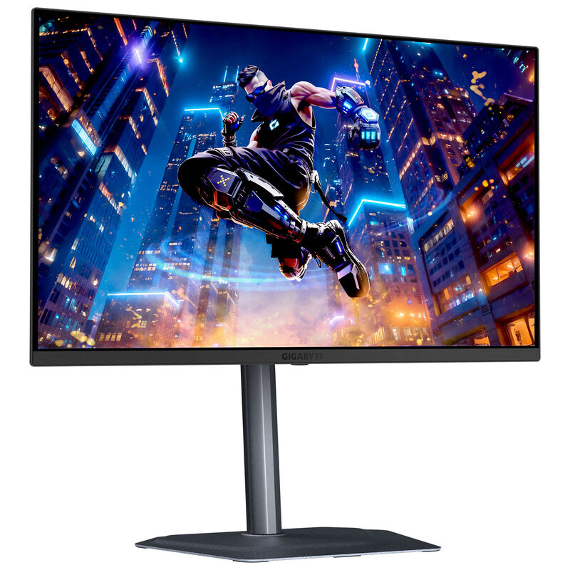 Gigabyte MO27Q3 gamingskjerm bakside
