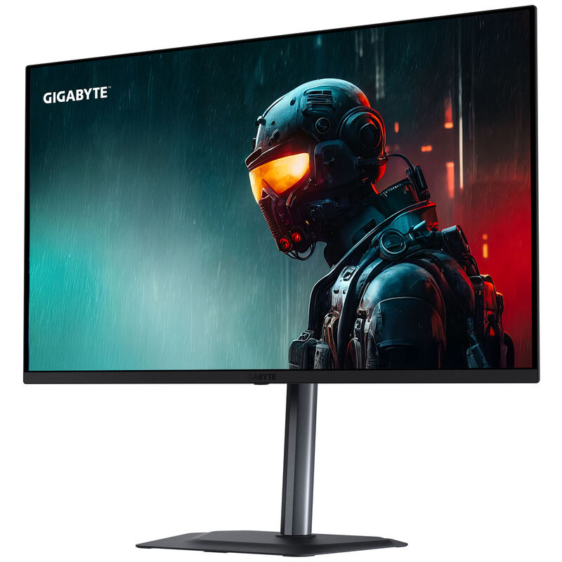 Gigabyte MO32U gamingskjerm 32" detalj av skjermpanel