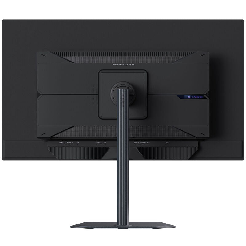 Gigabyte MO32U gamingskjerm 32" nærbilde av tilkoblinger