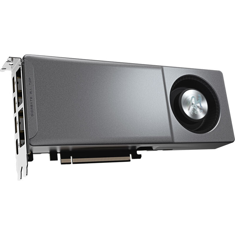 Gigabyte Radeon AI PRO R9700 AI TOP grafikkort bakside