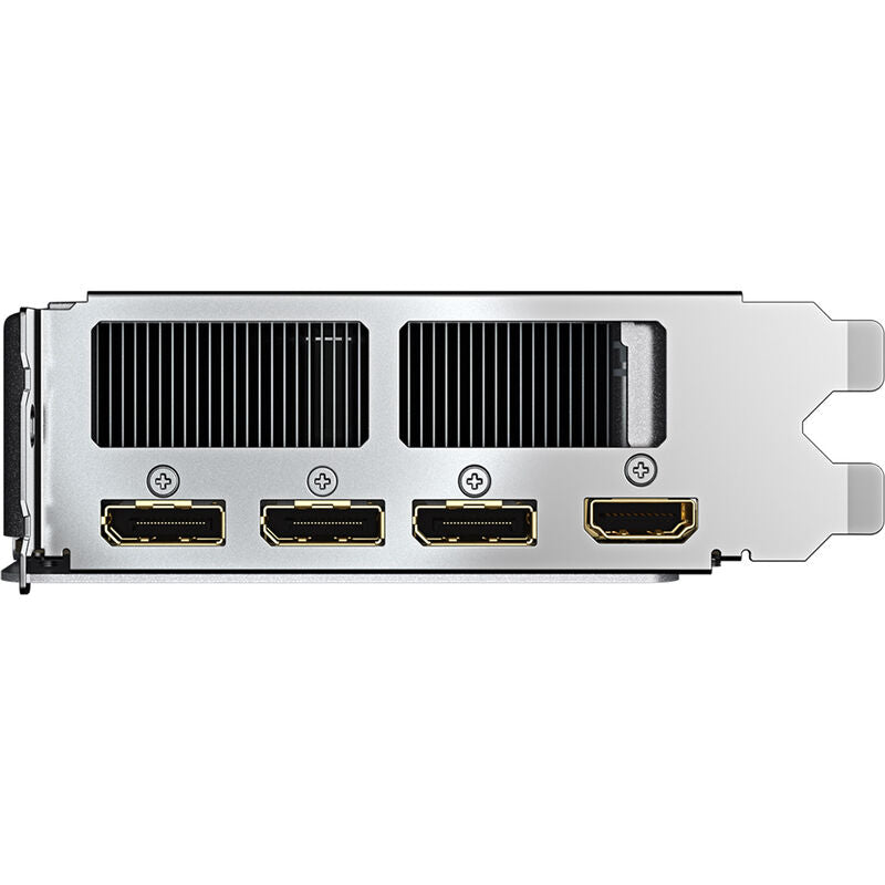 Gigabyte Radeon AI PRO R9700 AI TOP grafikkort med DisplayPort-tilkoblinger