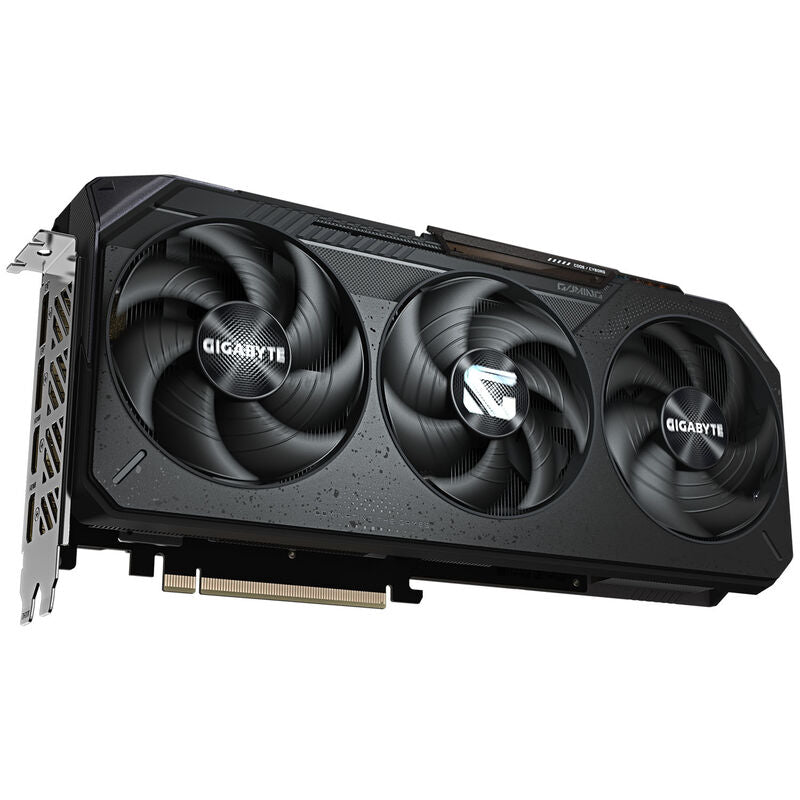 Sideprofil av Gigabyte Radeon RX 9070 XT GAMING OC grafikkort