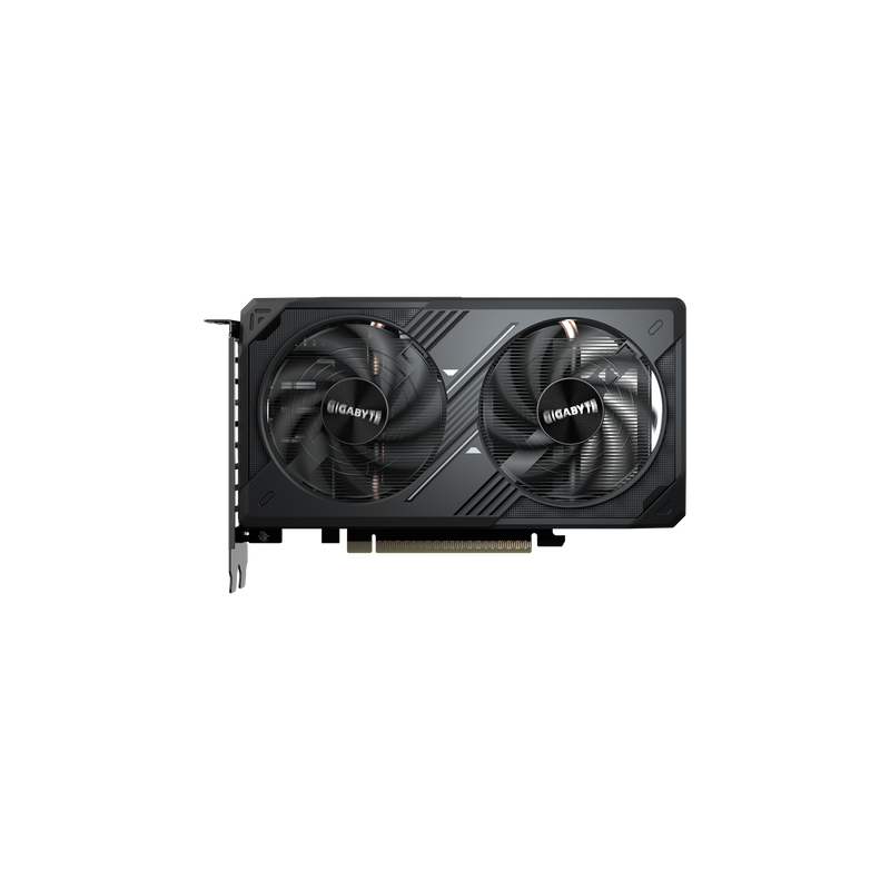 Gigabyte RTX 5050 Windforce OC grafikkort detalj av kjølere